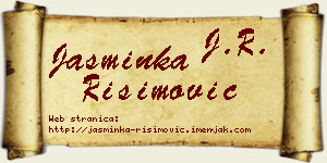 Jasminka Risimović vizit kartica